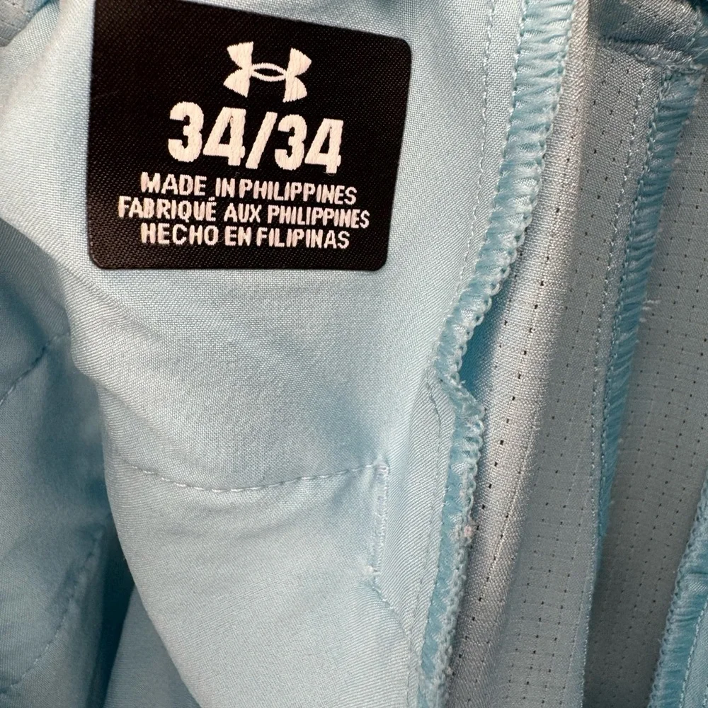 Under Armour Vented Golf Mens Pants in Light Blue 34/34 - Picture 5 of 7